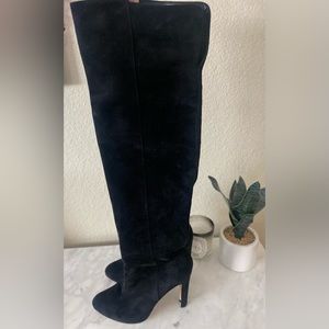 Gianvito Rossi Knee High Suede Boots 38.5
